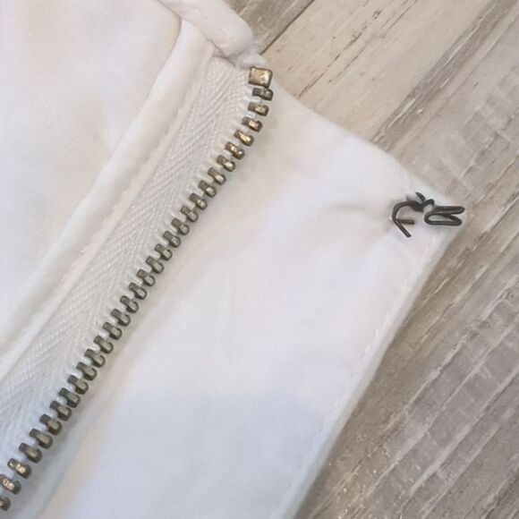 J. Crew shirt blouse tank top women's size small cream‎ a line cotton st… - Picture 8 of 9